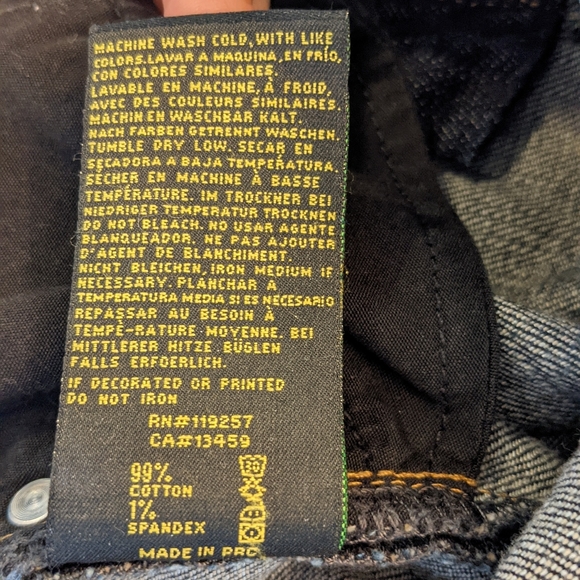 Christian Audigier Studded Denim Jeans 29x34 - Picture 8 of 10